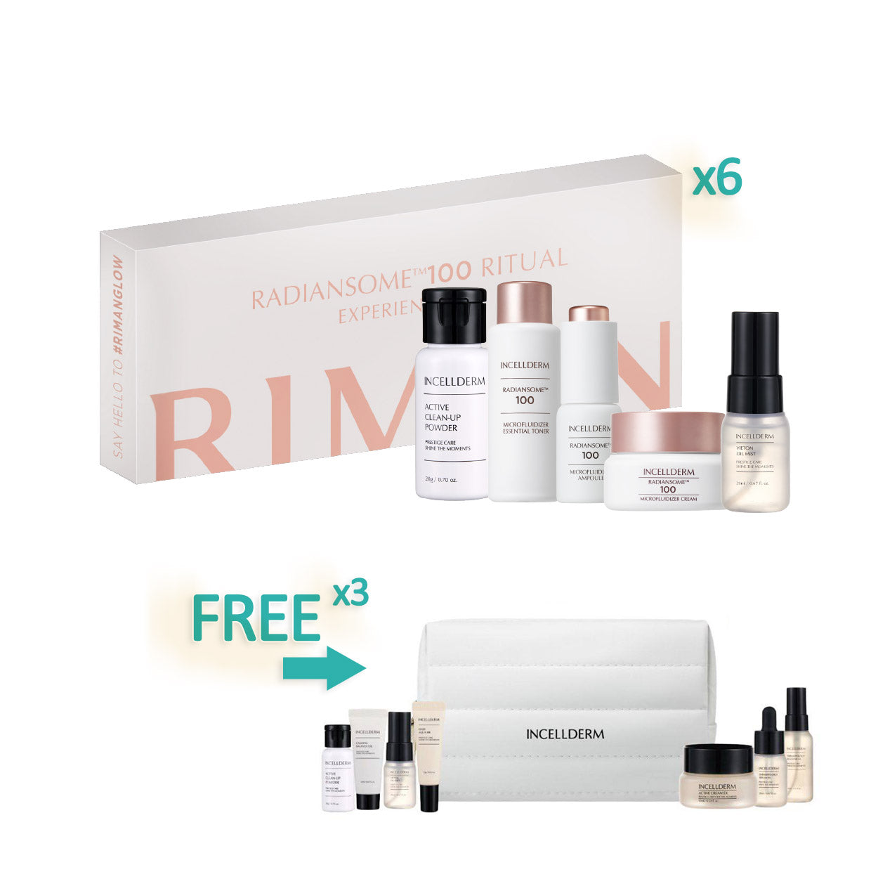 *SPECIAL PROMO* Premium Sharing Bundle RADIANSOME Ritual Experience Travel Kit - 6 Sets